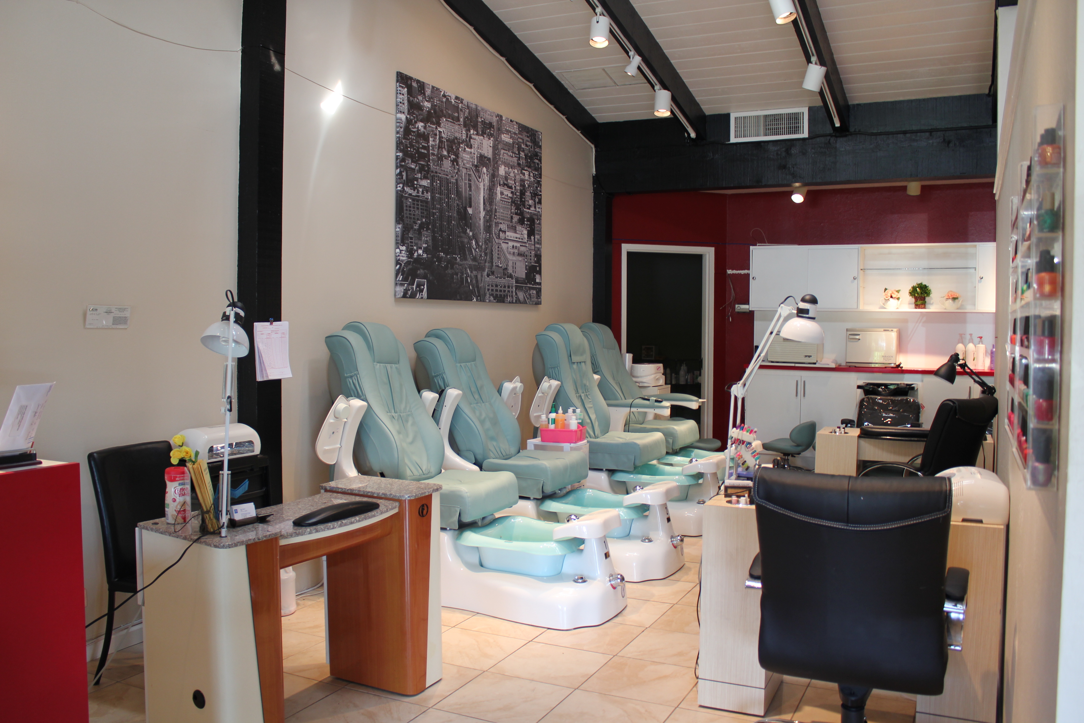 Studio spa area